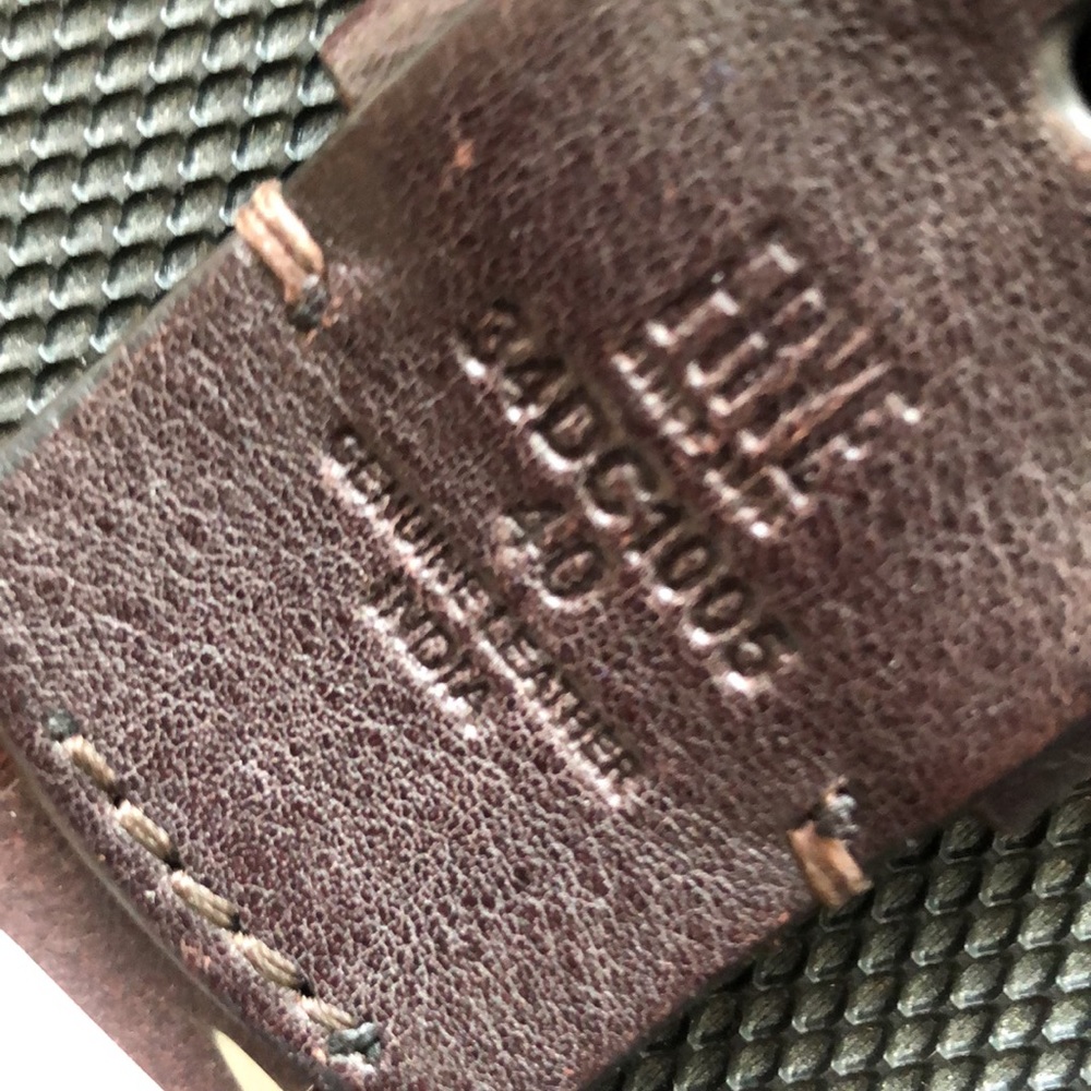 FRYE men’s leather belt size 40 - Picture 2 of 8
